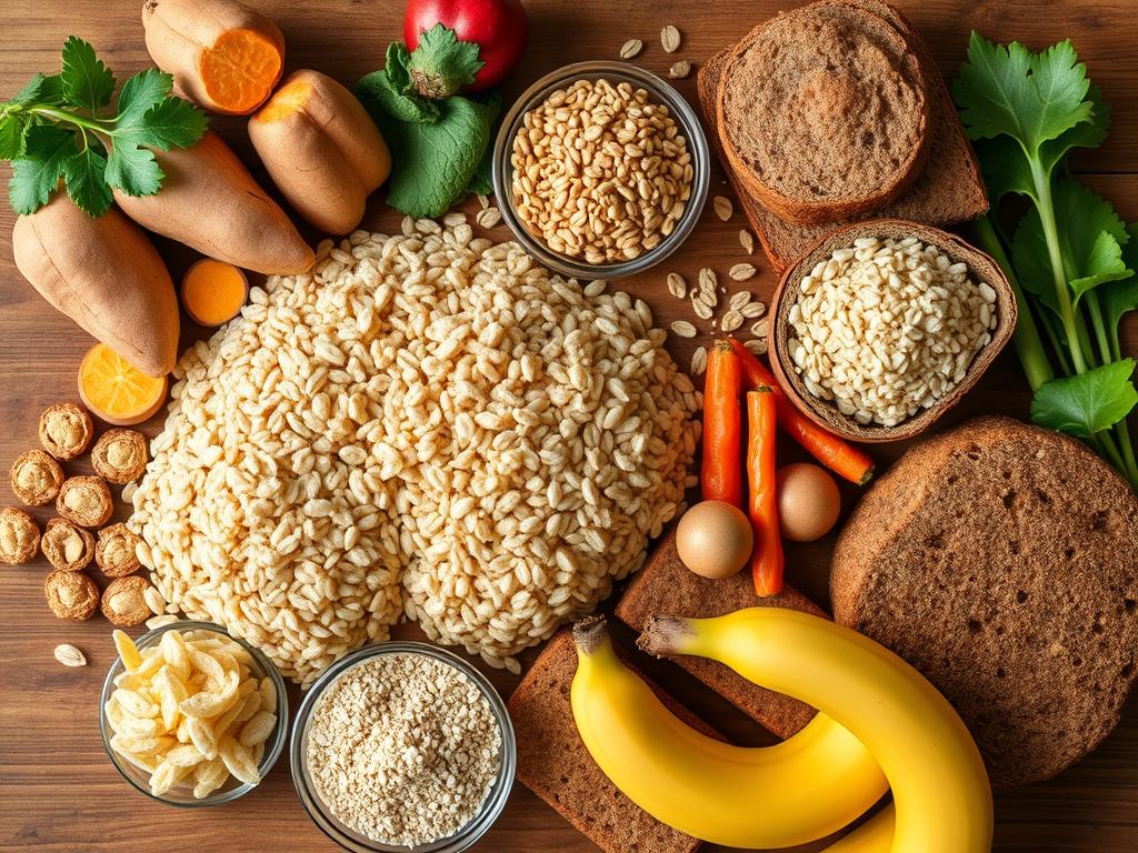 Carboidratos complexos para dieta para ganhar massa muscular