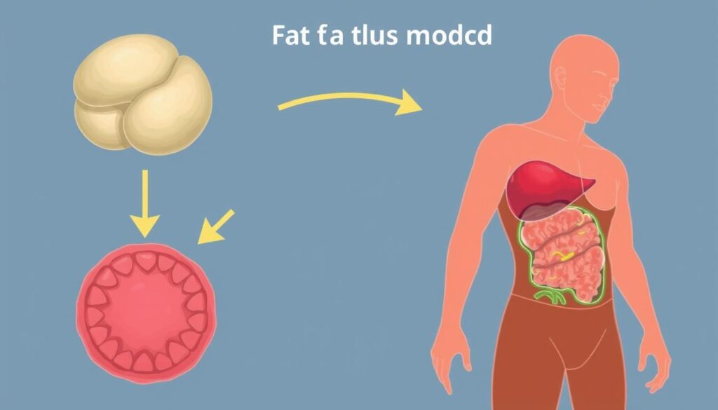 Processo metabólico de queima de gordura durante o treino em jejum