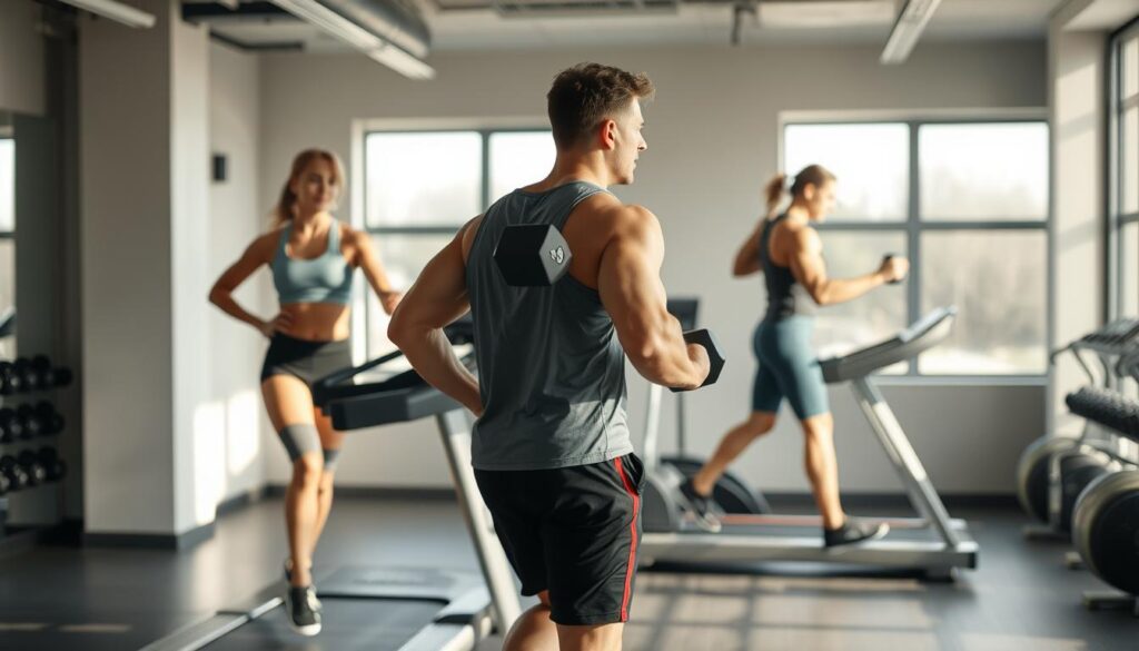 exercícios aeróbicos e musculação