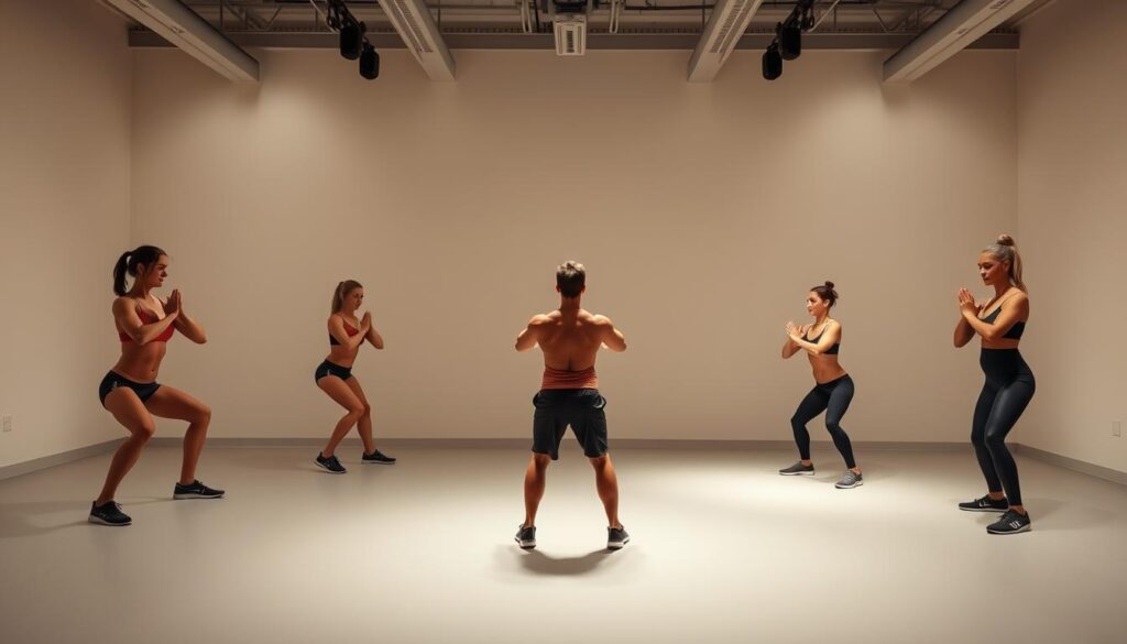 postura correta durante exercícios